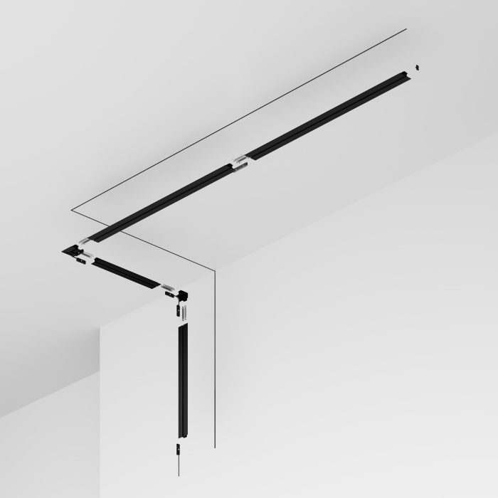 Шинопровод встраиваемый магнитный Maytoni Busbar trunkings Levity TRX184-132B (trx184-132b)