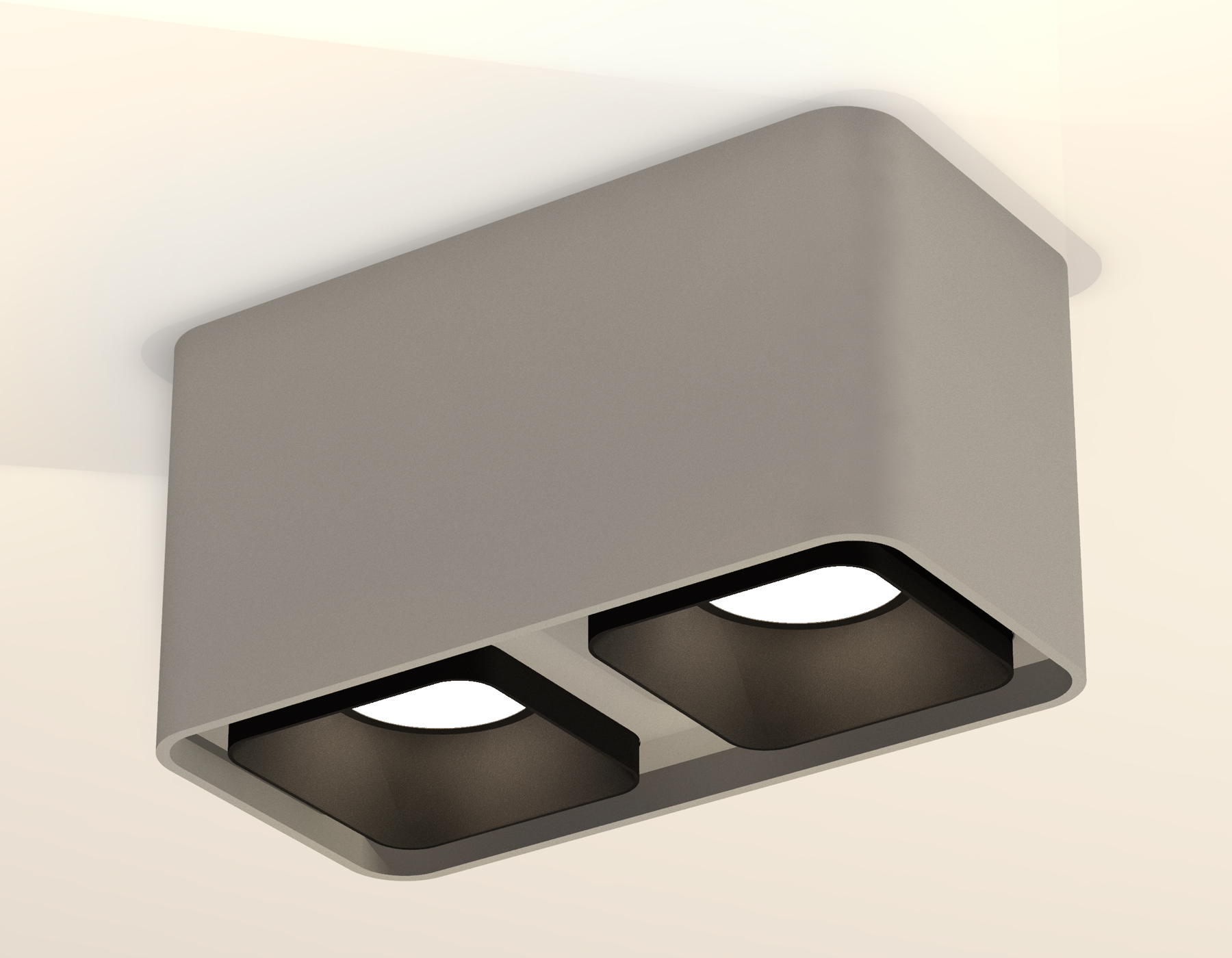 Комплект накладного светильника XS7852002 SGR/SBK серый песок/черный песок MR16 GU5.3 (C7852, N7702)
