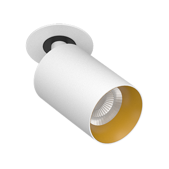 Встраиваемый поворотный светодиодный светильник Ledron SAGITONY R BASIC S60 White-Gold (2040)