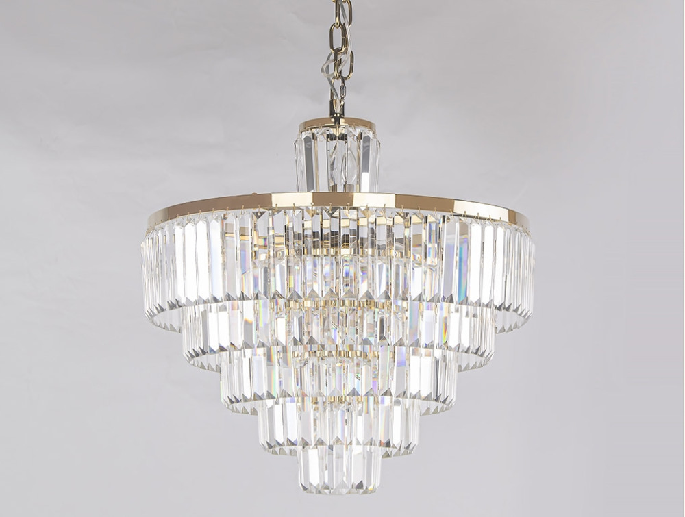 Подвесной светильник хрустальный 31114S gold (31114_s_gold)
