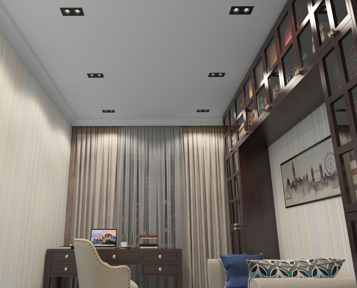 Встраиваемый светильник светодиодный DK3072-BK (dk3072-bk)