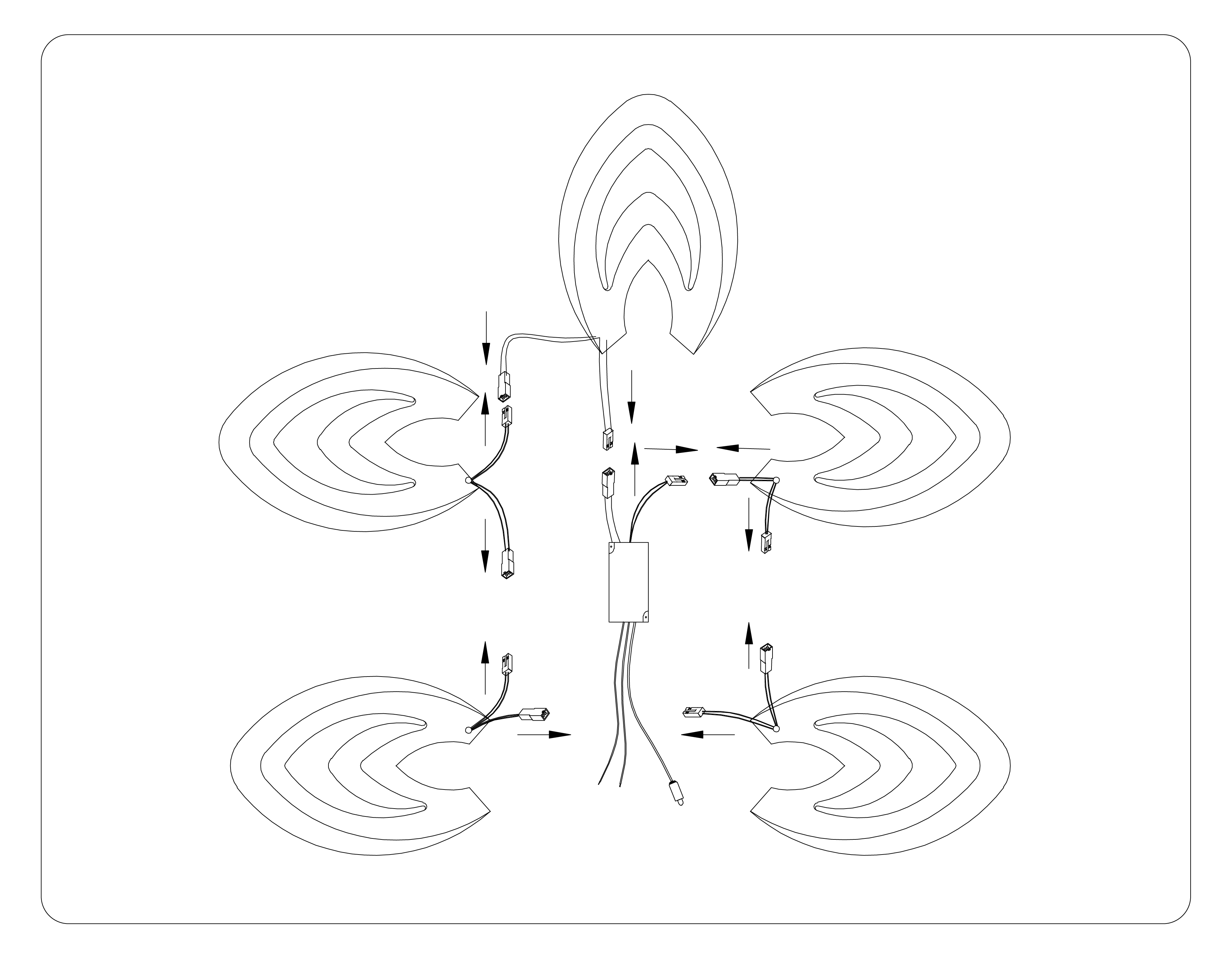 Потолочный светодиодный светильник с пультом FA4546/3+3 WH белый 3000K-6400K 76W D490*110 (ПДУ ИК)