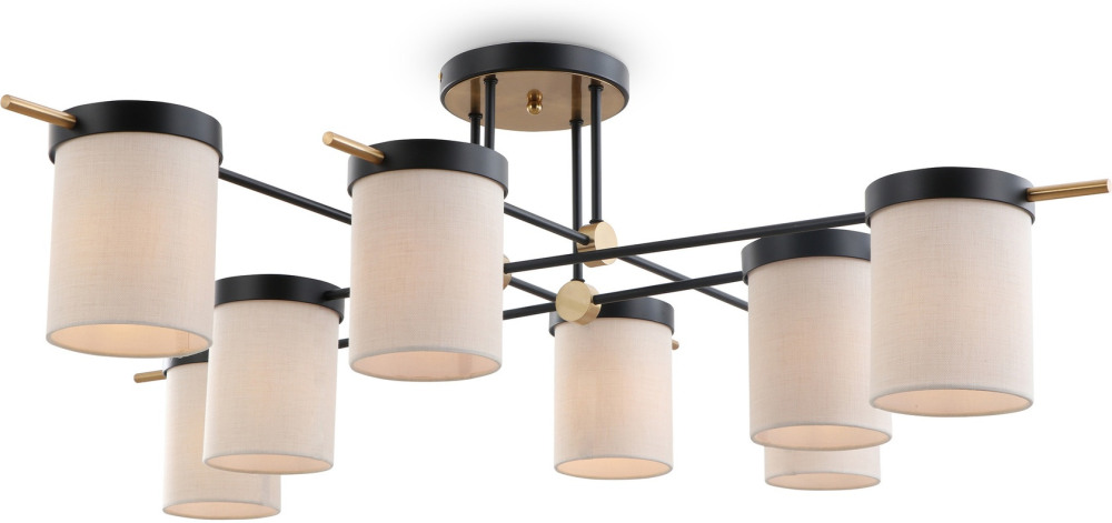 Потолочная люстра на штангу Freya Bogy FR5377CL-08B (fr5377cl-08b)