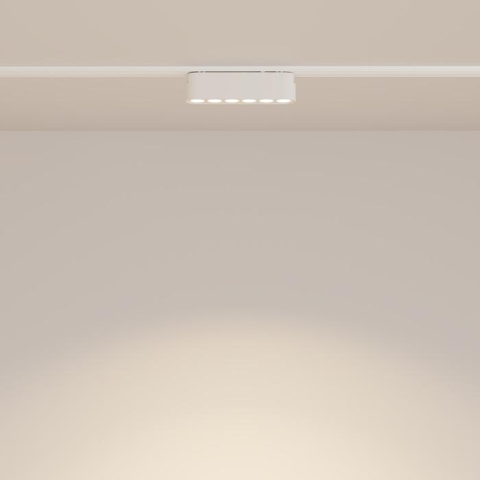 Трековый светильник Points Radity 3000K 6Вт 36 LED магнитный Maytoni Technical TR082-1-6W3K-M-W (tr082-1-6w3k-m-w)