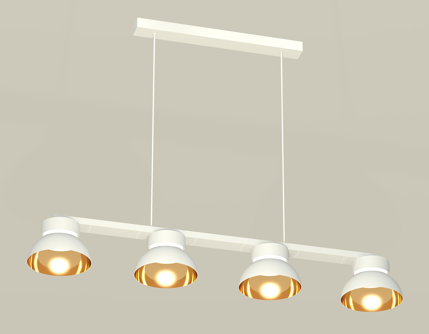 Комплект подвесного светильника XB9151101/4 SWH/PYG/CL белый песок/золото желтое полированное/прозрачный GX53 (C9151, N8144)