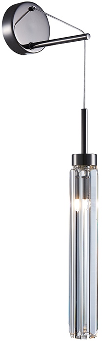Бра хрустальное Newport 4520 4521 LA black glossy (4521_l_a_black_glossy)