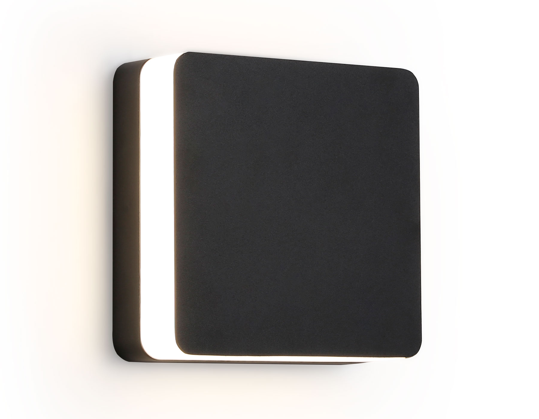 Уличный настенный светодиодный светильник IP54 ST4545 BK черный LED 4200K 11W IP54 155*155*54