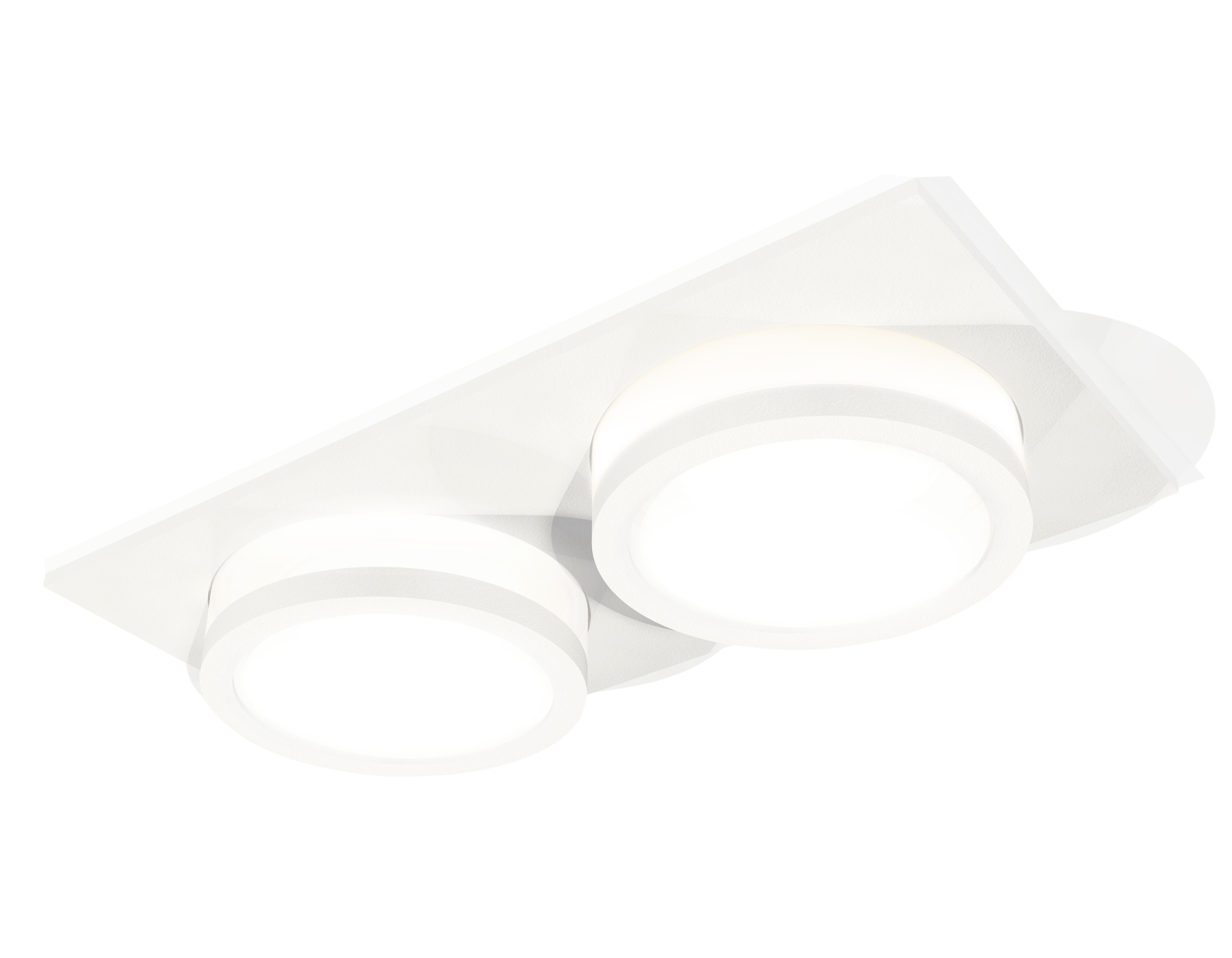 Комплект встраиваемого светильника с акрилом XC7635041 SWH/FR белый песок/белый матовый MR16 GU5.3 (C7635, N7120)