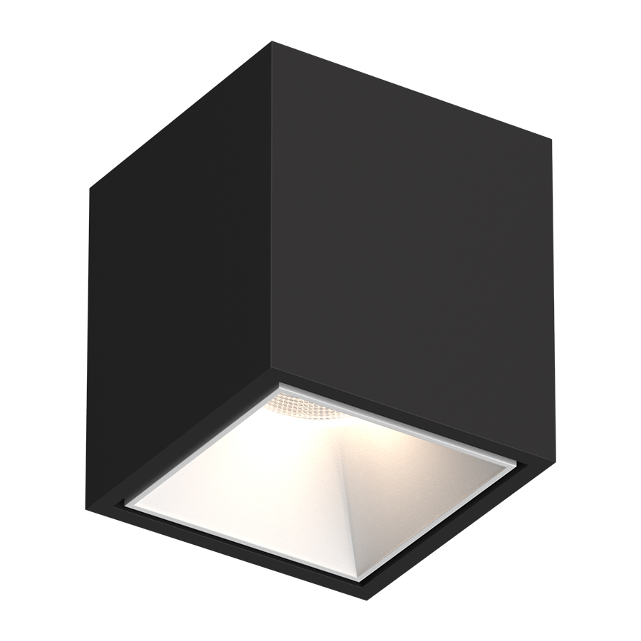 Накладной светодиодный светильник Ledron KUBING Black-White 4000K (10770)