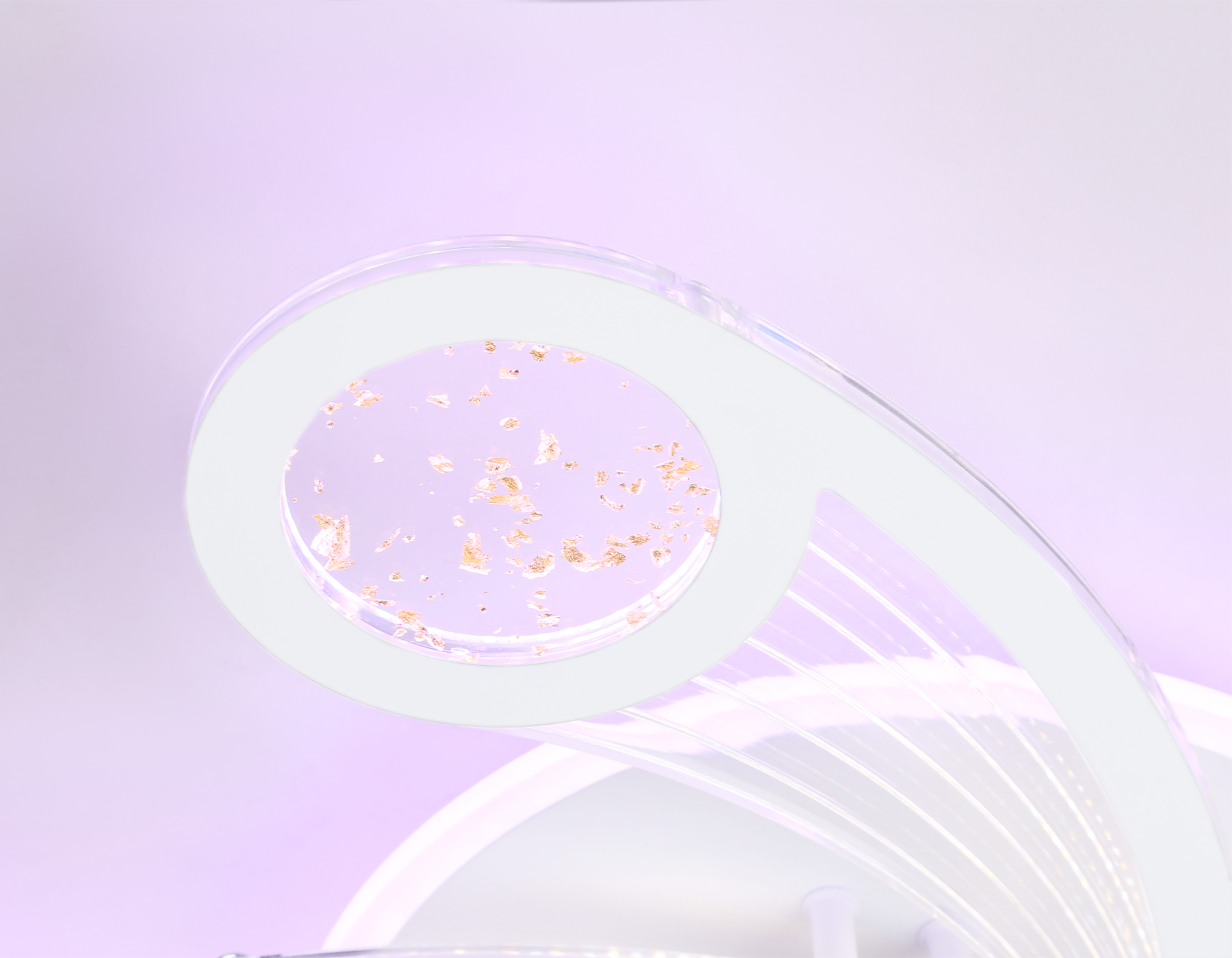 Потолочный светодиодный светильник с пультом FA4476/5 WH белый 98W 3000K+BL/4200K+PU/3000K+6400K D620*75 (ПДУ ИК)