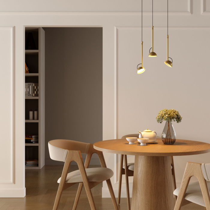 Подвесной светильник Elektrostandard Join 50313 LED 7W 3000K латунь (a068619)