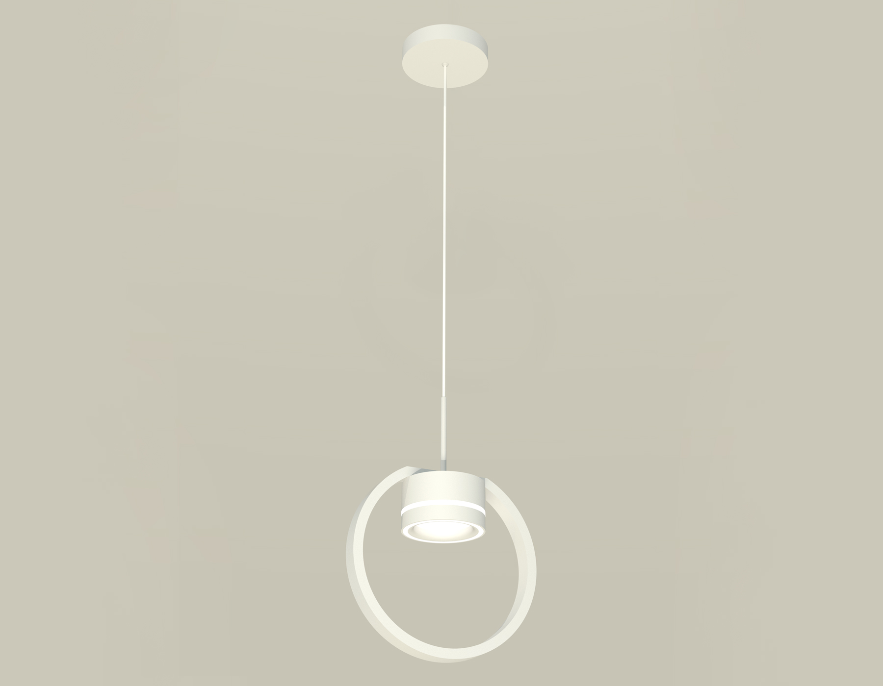 Комплект подвесного светильника с акрилом XB9101151 SWH/FR белый песок/белый матовый GX53 (C9101, N8433)