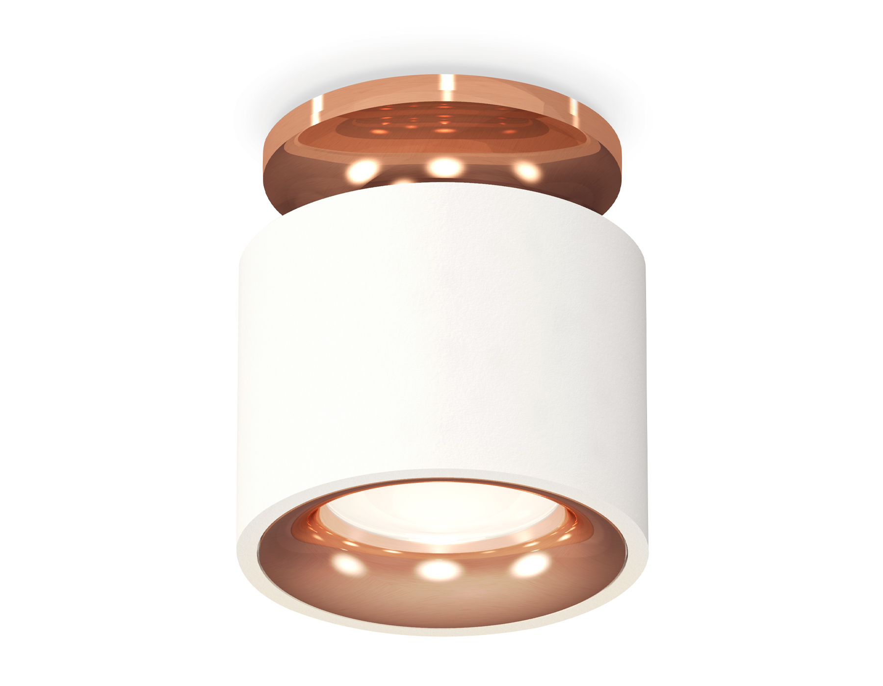 Комплект накладного светильника XS7510141 SWH/PPG белый песок/золото розовое полированное MR16 GU5.3 (N7930, C7510, N7015)