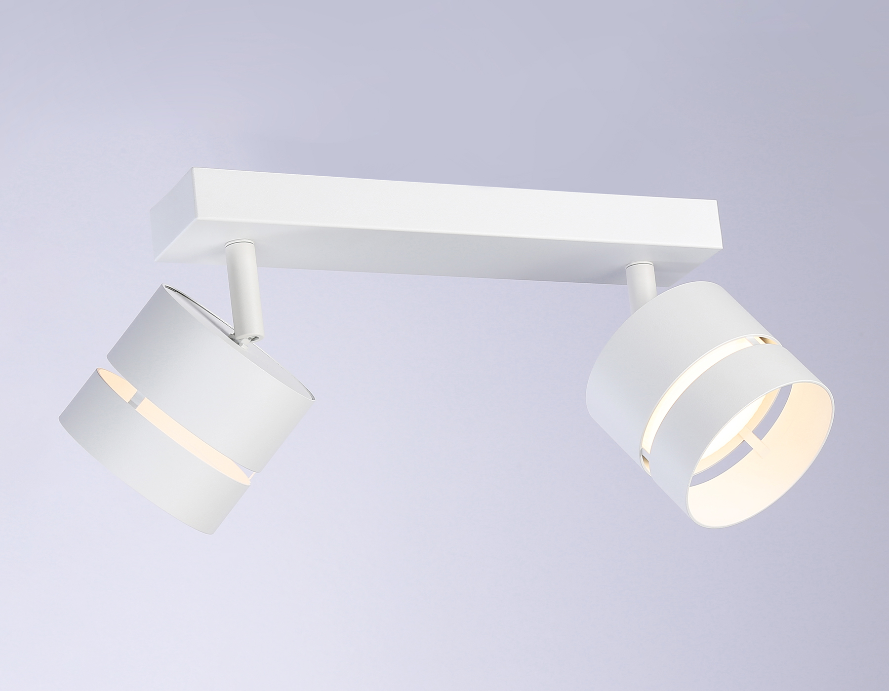 Светильник накладной поворотный со сменной лампой GU10 TN71058/2 WH белый GX53/2 max 12W 280*85*150