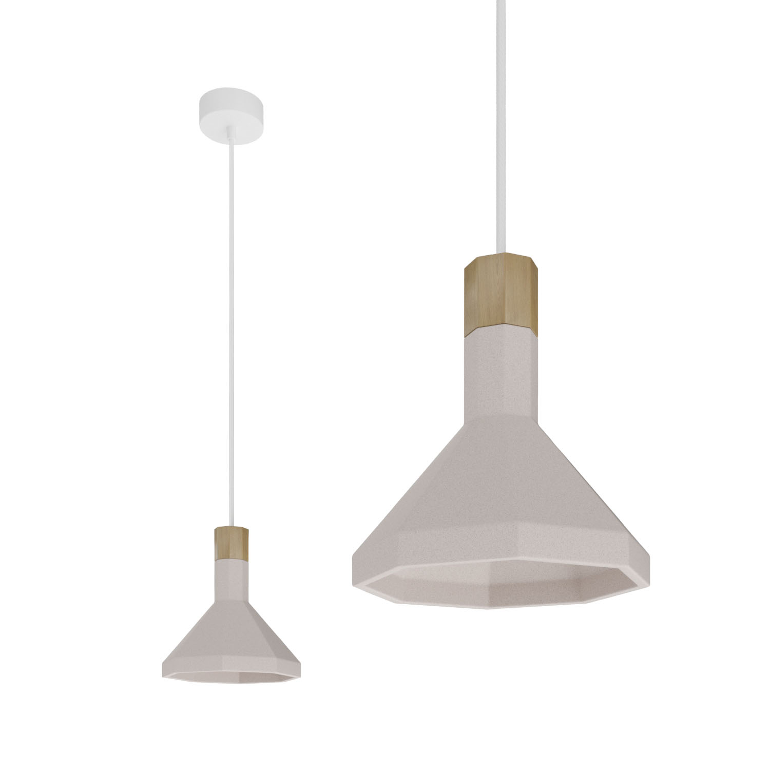 Подвесной накладной светильник Ledron SCOPE W Wood 55 (4950)