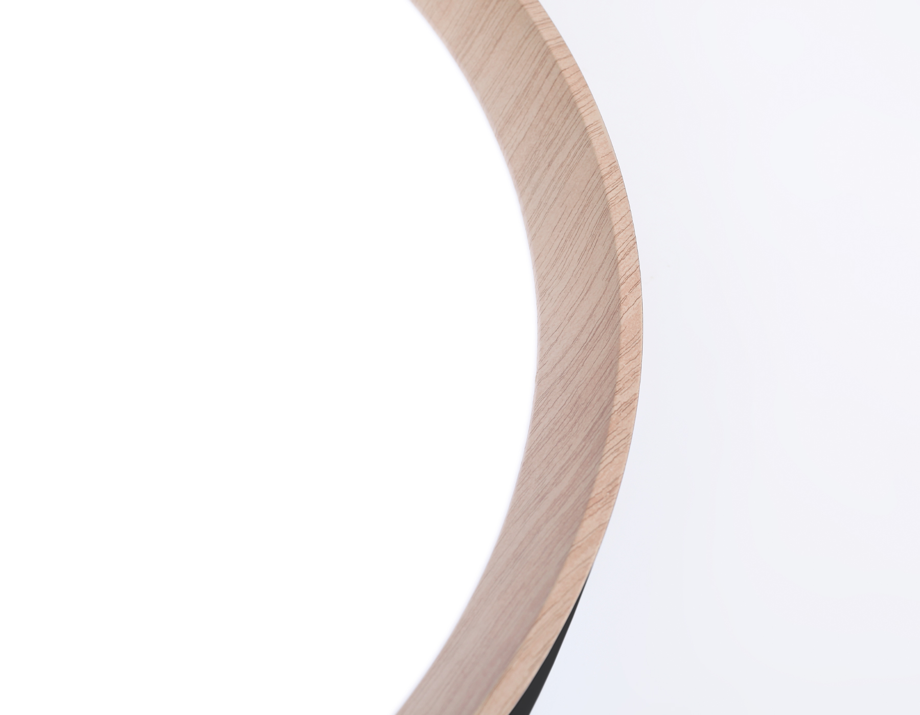 Потолочный светодиодный светильник с пультом FZ1326 BK/LWD черный/светлое дерево IP20 60W D490*80 (ПДУ ИК)