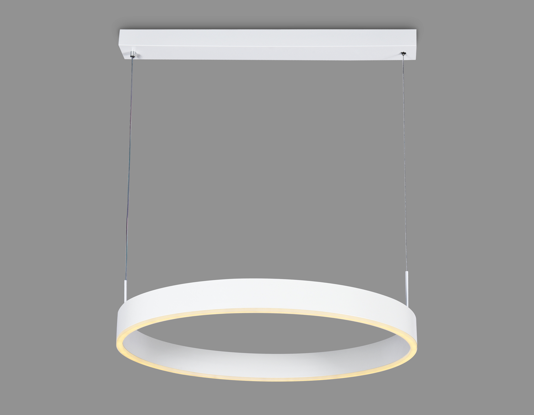 Подвесной светодиодный светильник с пультом управления FA6605 WH белый 51W D600*700 (ПДУ РАДИО 2.4G)