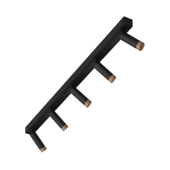 Накладной светодиодный светильник Ledron SAGITONY E5 S40 Wooden Black (10167)