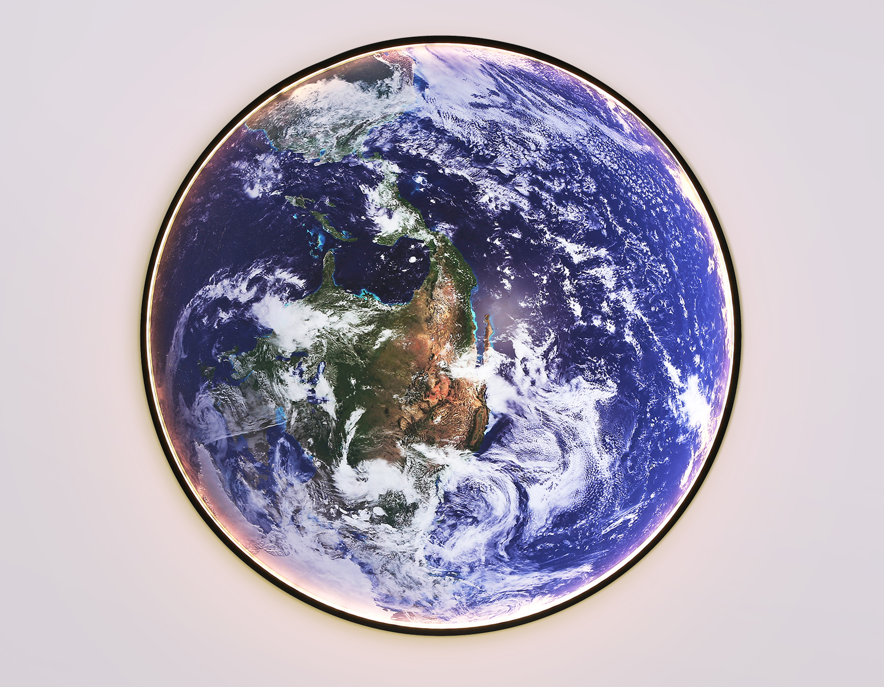 Настенно-потолочный светодиодный светильник FW11136 BK черный 50W LED 3000-6400K D800*38