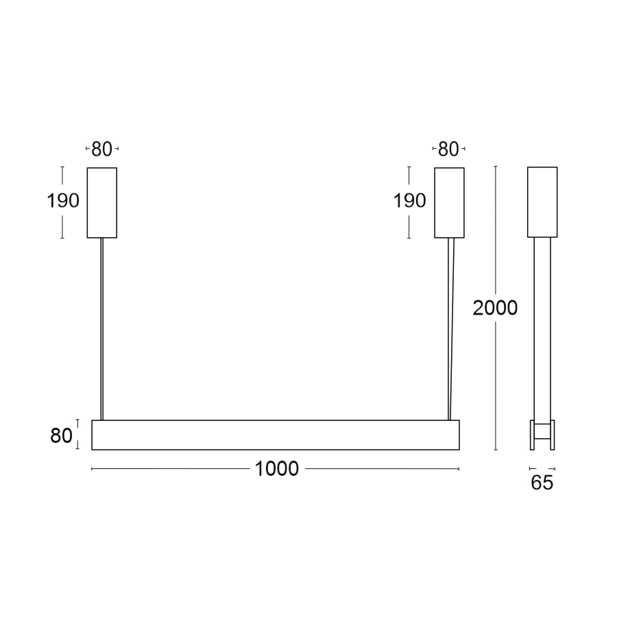 Подвесной светодиодный светильник ROBUST (11365)