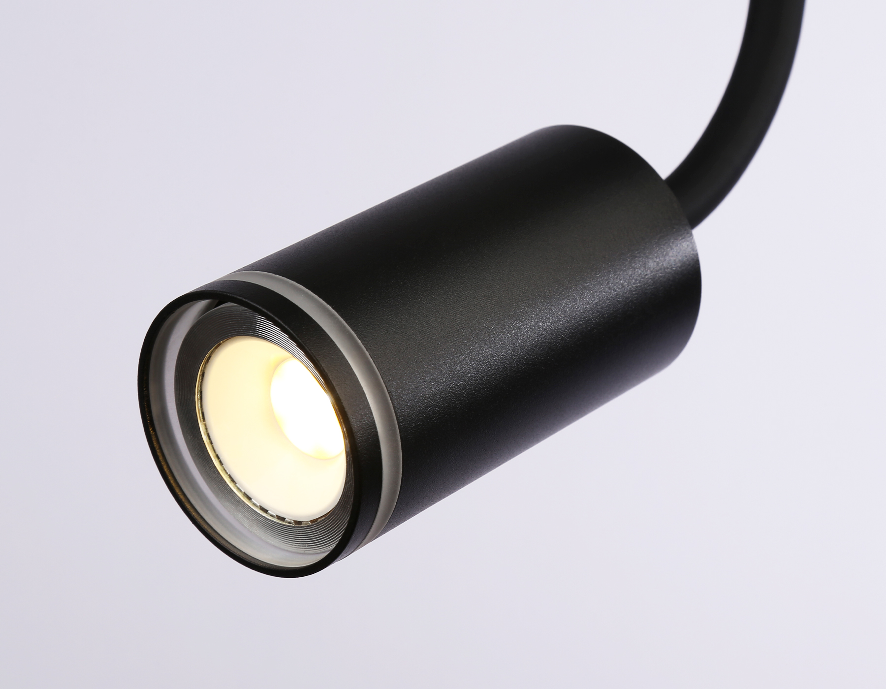 Светильник настенно-потолочный гнущийся с выключателем FW2470 BK черный GU10 max 12W D55*L100*H300