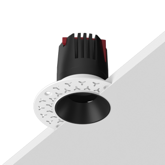 Встраиваемый светодиодный светильник под шпаклевку Starship Black 7W Zigbee (11082)