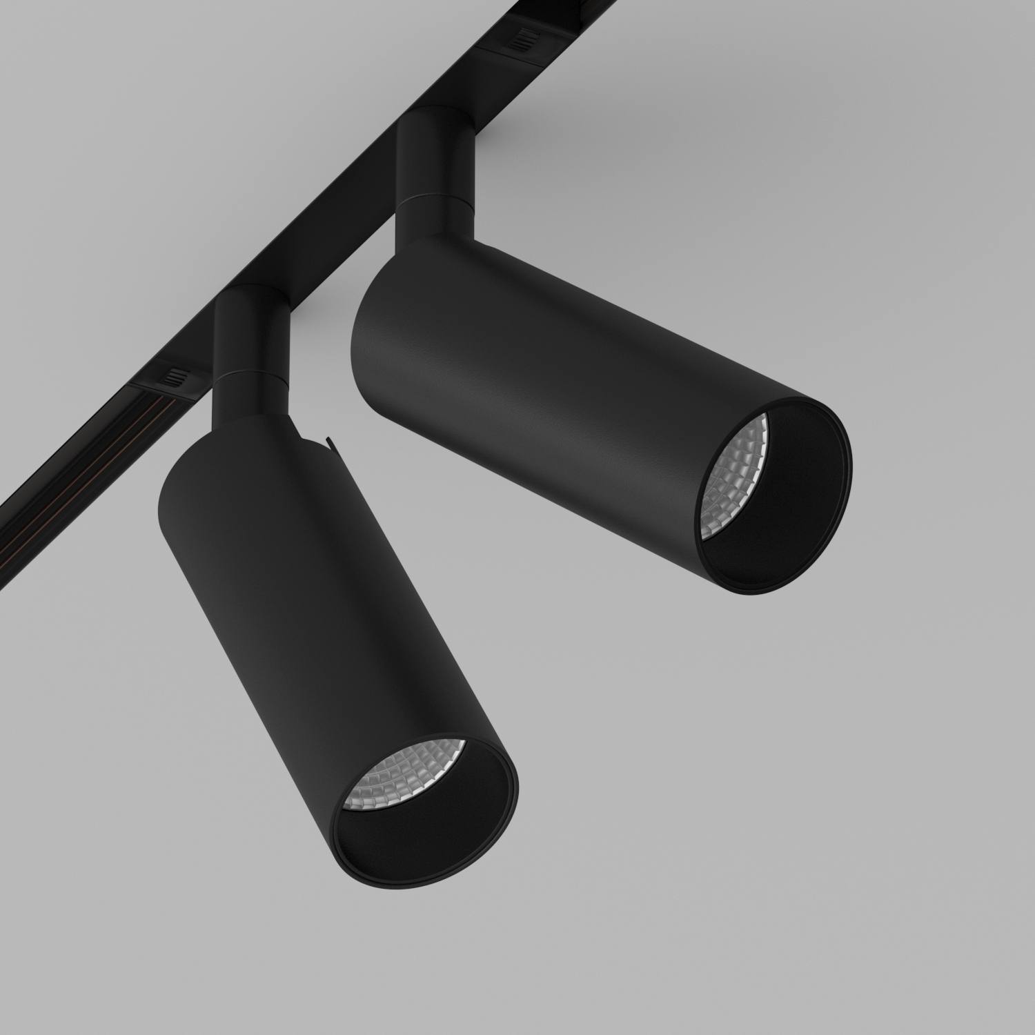 Светодиодный светильник для магнитной системы Ledron Sagi S40 Double Black 3000K (4091)