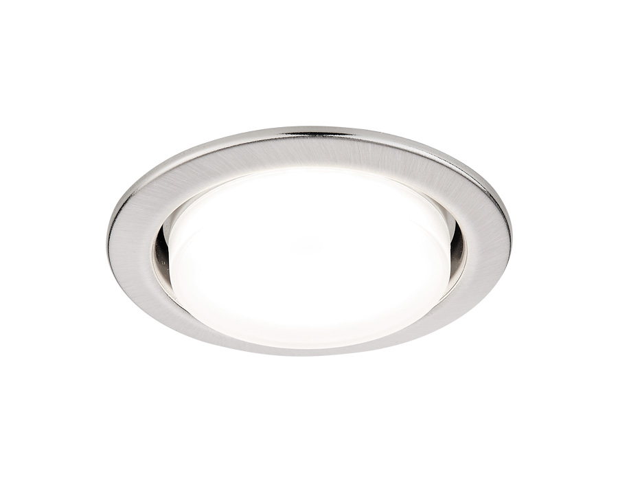 Встраиваемый точечный светильник GX53 G101 SS сатин серебро GX53