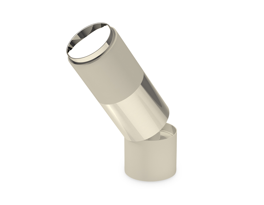 Крепеж накладной поворотный для светильника D60mm A2221 BK черный D60*H50mm Out45mm (для корпуса D60mm)