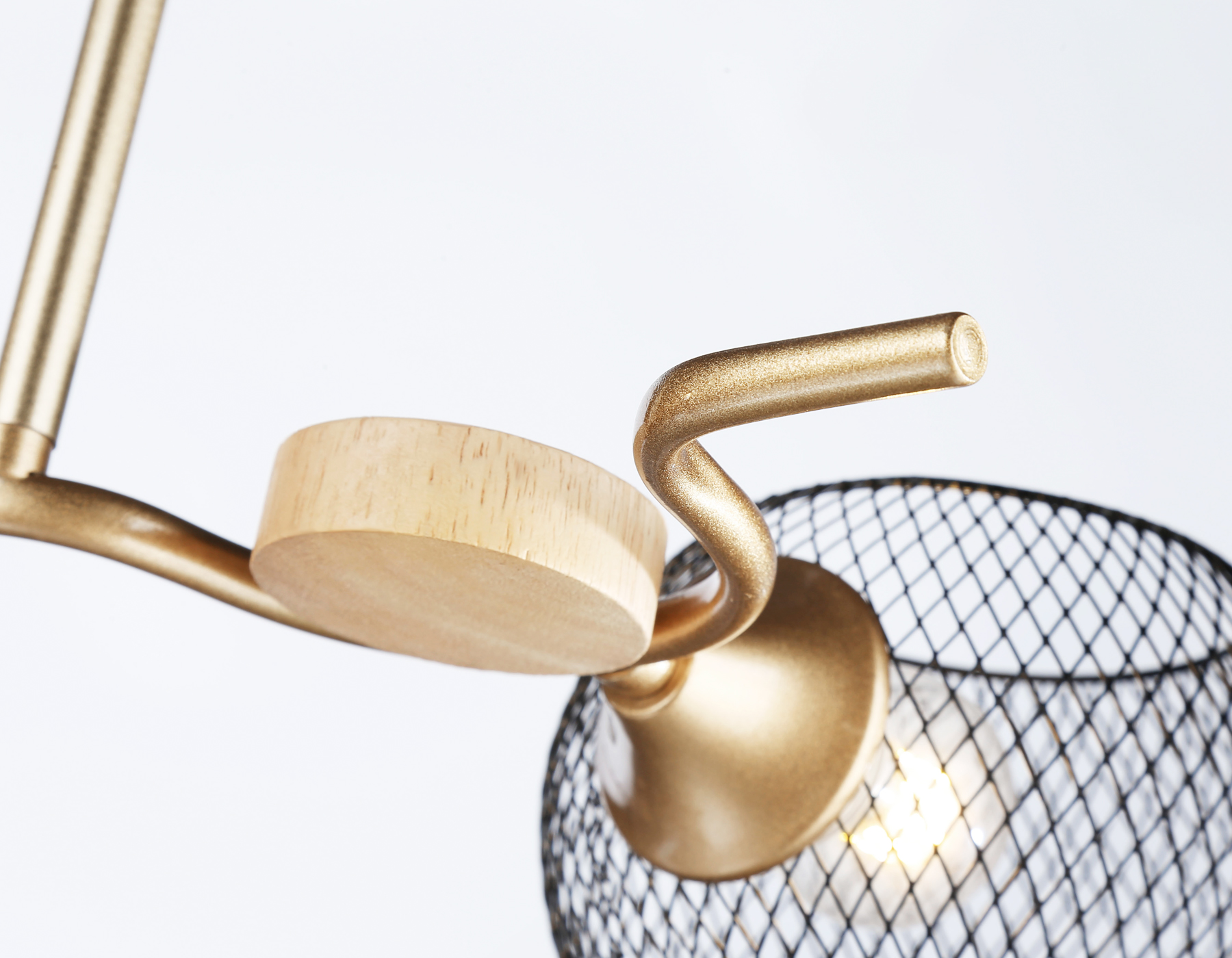 Подвесной светильник TR80162/2 BK/GD черный/золото E27/2 max 40W 550*360*220