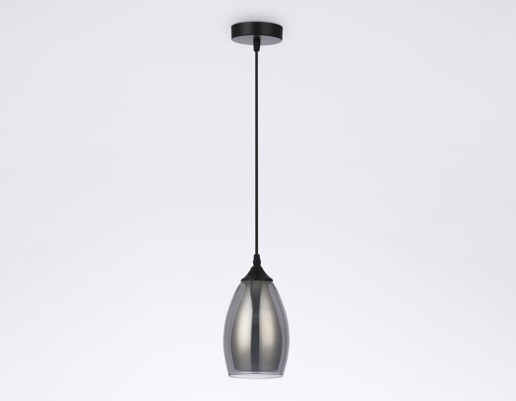 Подвесной светильник TR3535 BK/SM/FR черный/дымчатый/белый матовый E27 max 40W D120*800