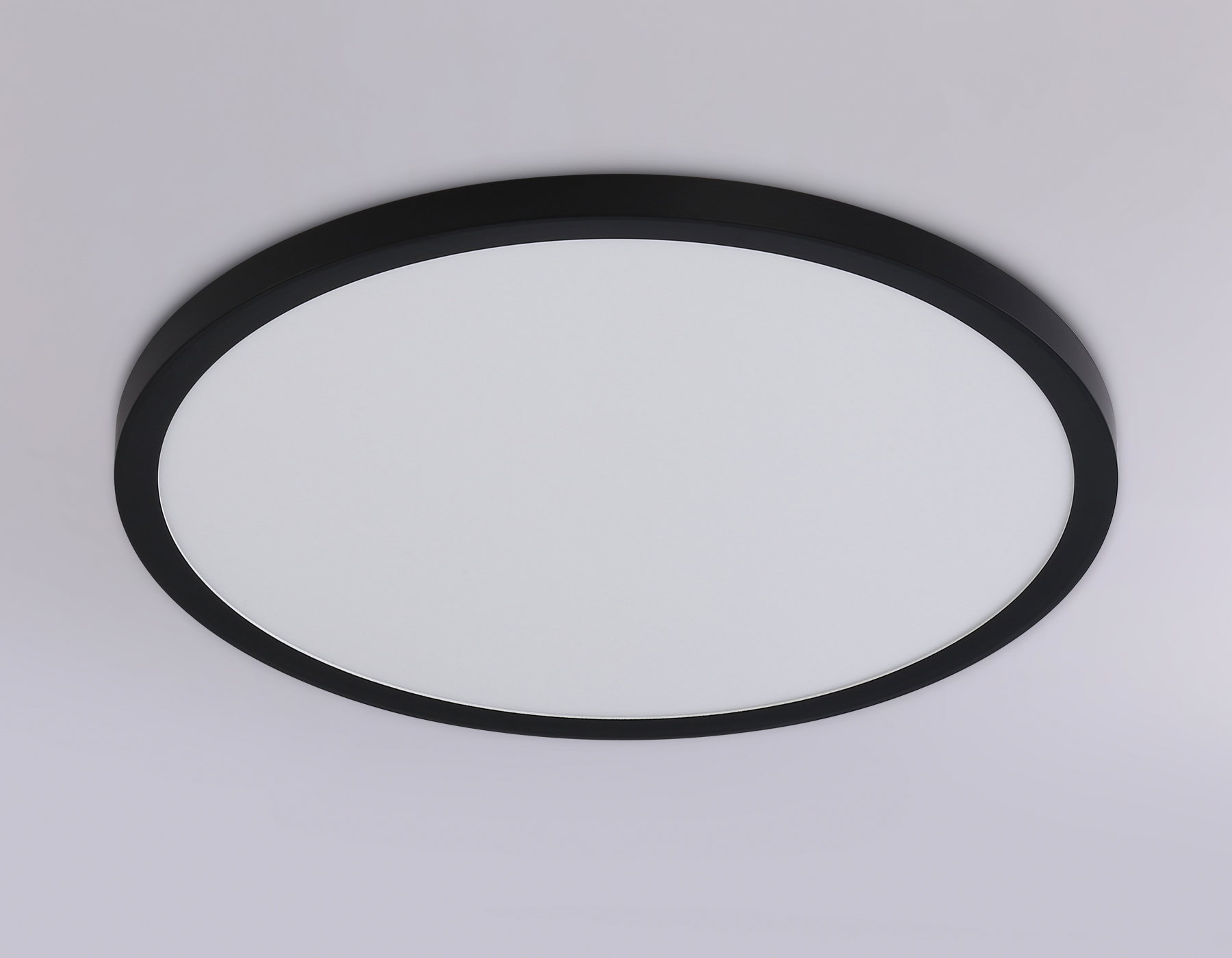 Светильник светодиодный ультратонкий с высокой степенью защиты IP54 FZ1961 BK черный IP54 40W 5000K D470*15 (Без ПДУ)