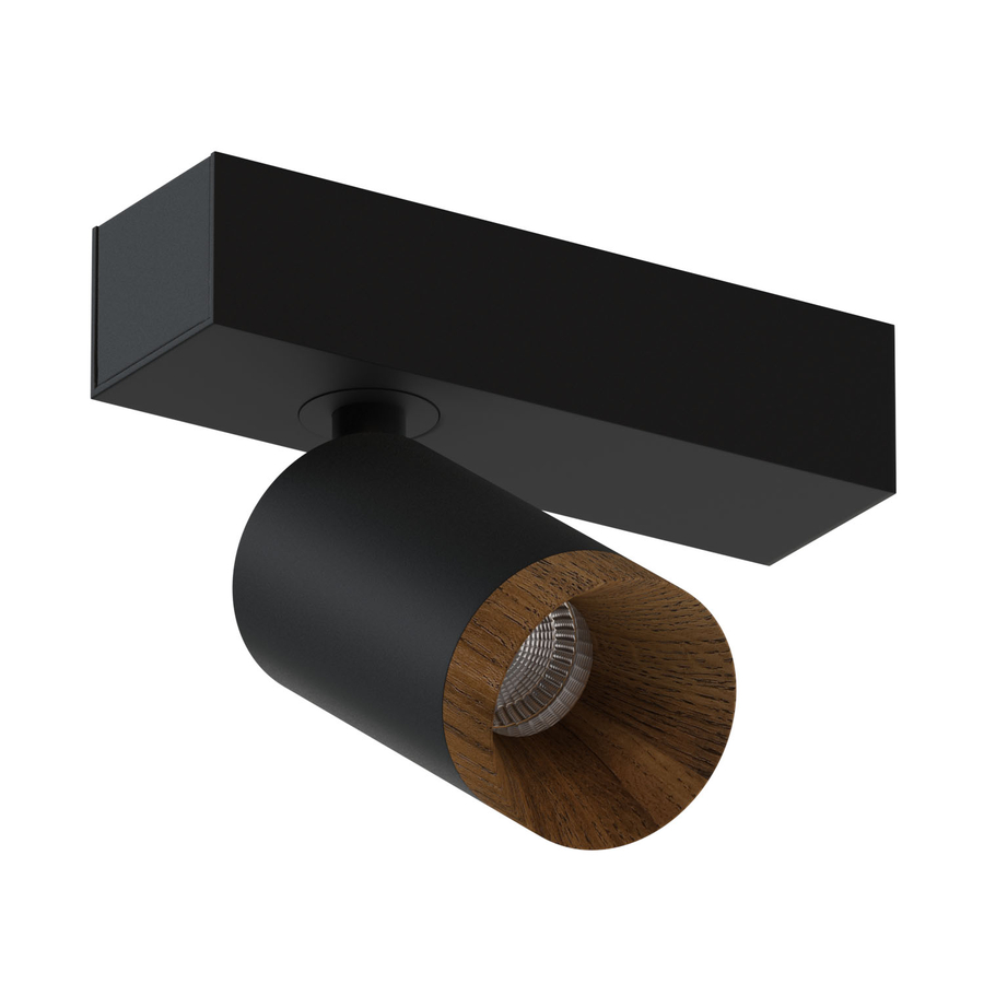 Накладной светодиодный светильник Ledron SAGITONY E S60 Wooden Black (10170)