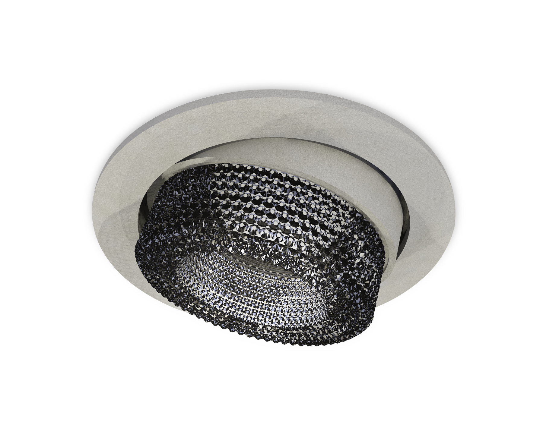 Комплект встраиваемого поворотного светильника XC7653061 SGR/BK серый песок/тонированный MR16 GU5.3 (C7653, N7192)