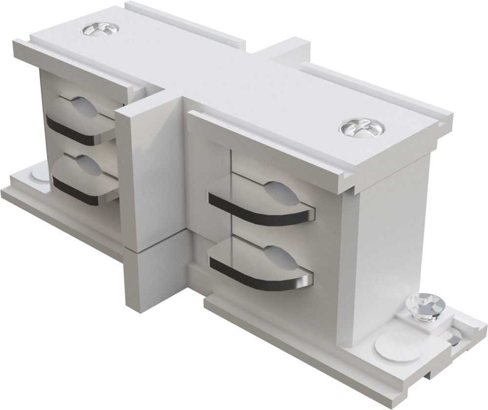 Коннектор прямой внутренний Trinity белый трехфазный Maytoni Technical TRA005CI-31W (tra005ci_31w)