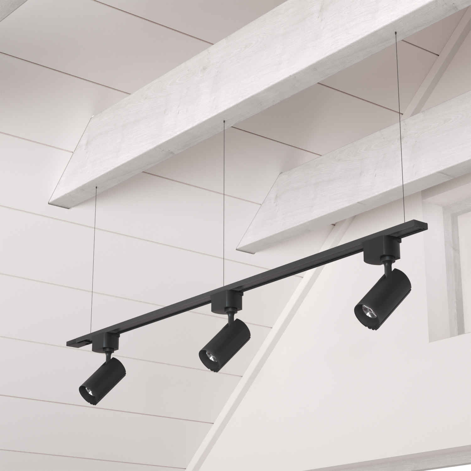 Шинопровод однофазный с питанием и заглушкой Crystal Lux CLT 0.11 01 L1000 BL