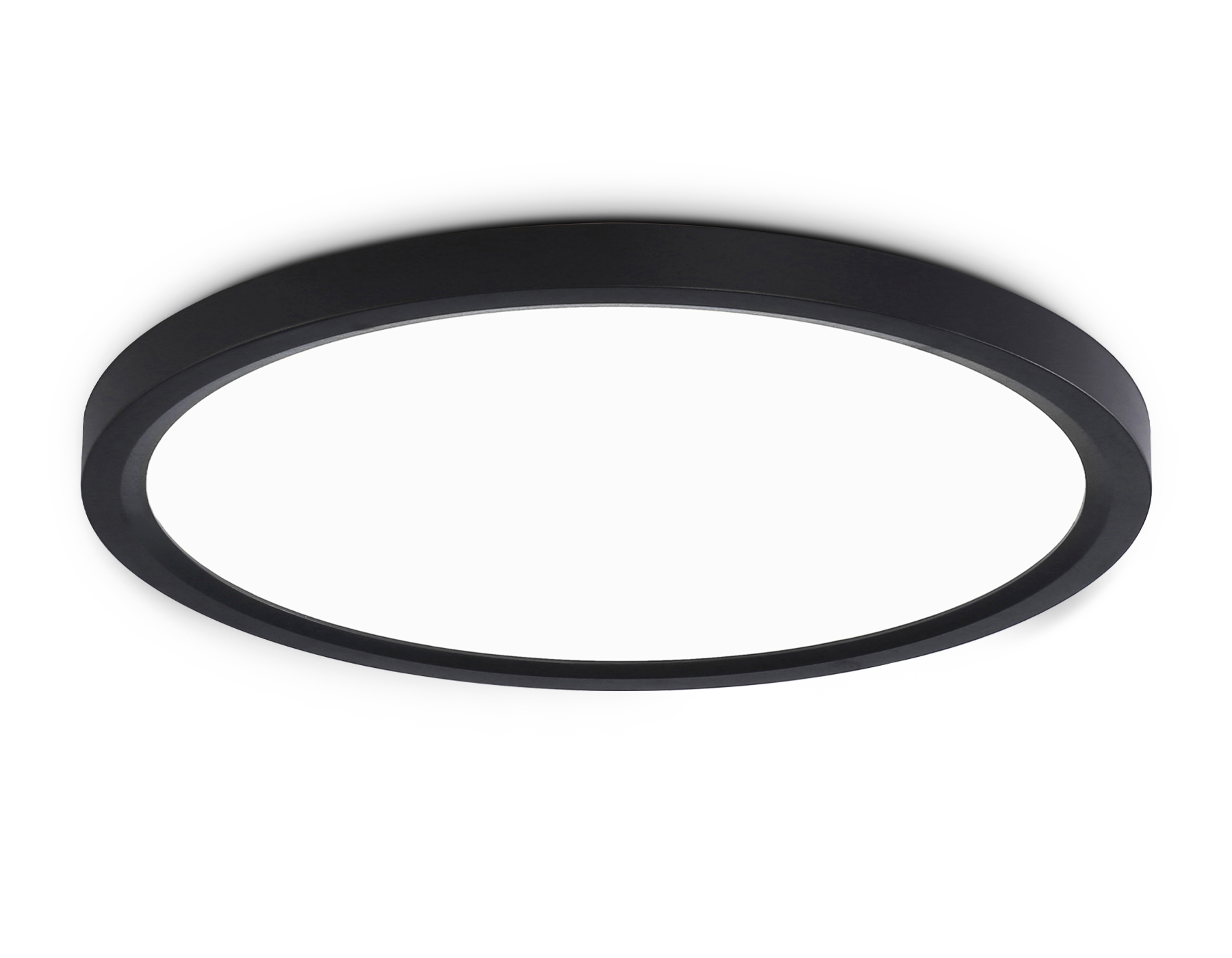 Светильник светодиодный ультратонкий 3000K-6500K с CCT-переключателем FZ1908 BK черный IP54 35W 3000K-6500K CCT-переключатель D450*25 (Без ПДУ)