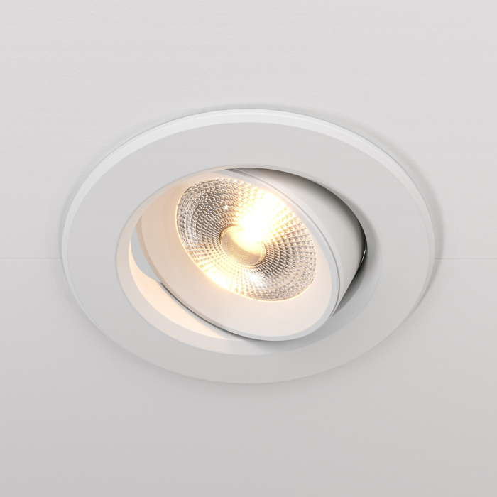 Встраиваемый светильник Phill 4000K 1x9Вт 36 LED Maytoni Technical DL014-6-L9W (dl014-6-l9w)