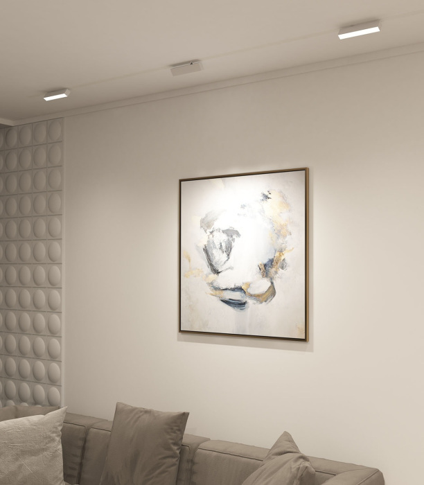 Трековый светильник однофазный Smart Linear DK8009-WH (dk8009-wh)