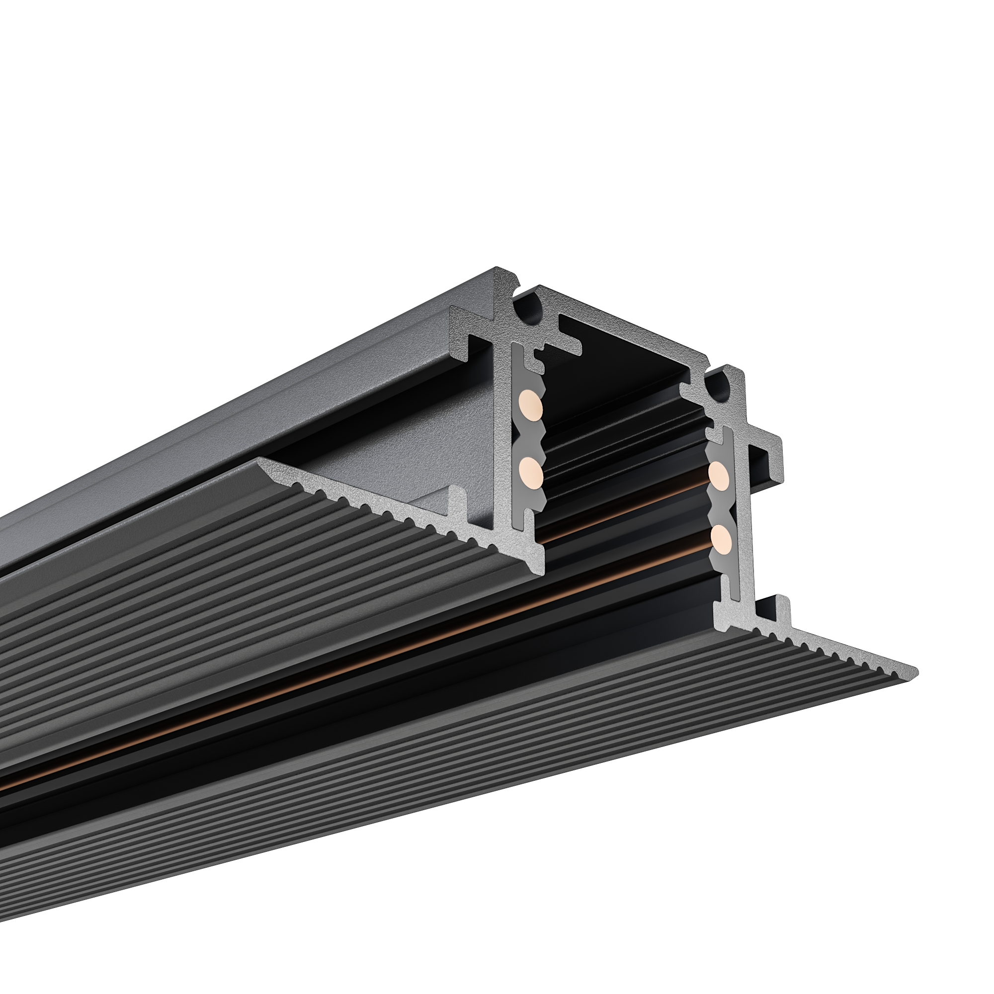 Встраиваемый магнитный трек Ledron АВД-5442 Mini Black (3840)