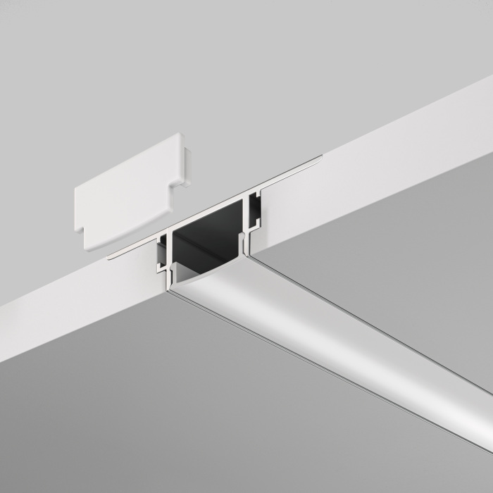 Алюминиевый профиль скрытого монтажа 61x14 Maytoni Led Strip ALM-6114-S-2M (alm-6114-s-2m)