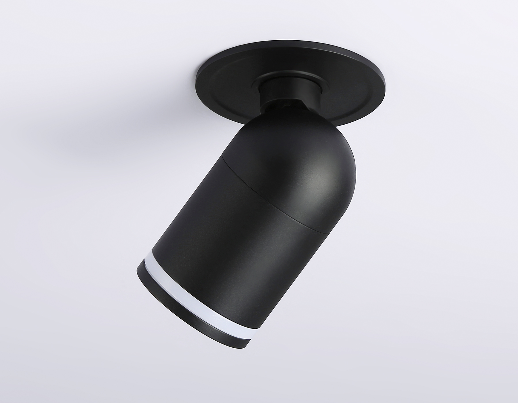 Встраиваемый точечный светильник MR16 с поворотным механизмом TA1273 SBK/FR черный песок/белый матовый MR16 GU5.3 D55*136