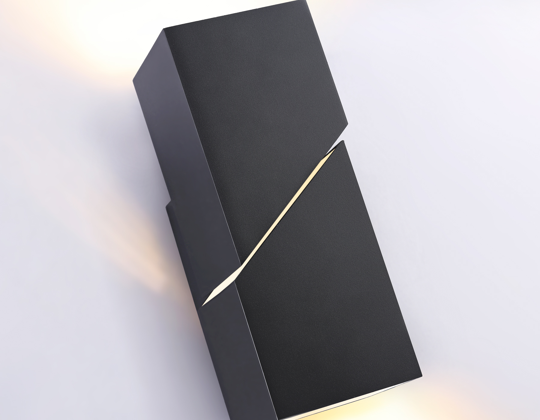 Настенный светильник со сменной лампой FW2475 BK черный G9 max 40W 155*60*90