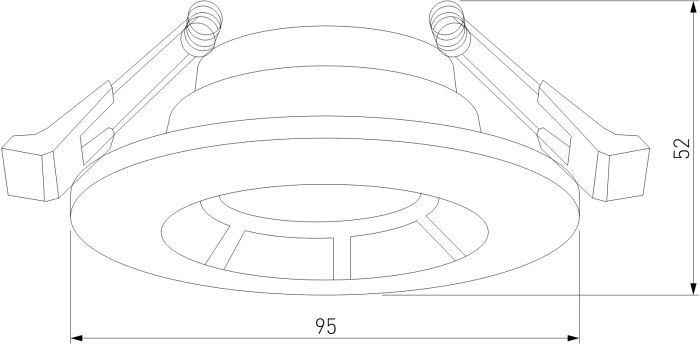 Встраиваемый светильник Elektrostandard Asimo 2500901 GU10 белый (electrostandart_a064264)