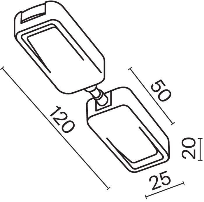 Коннектор питания прямой Radity встраиваемый черный магнитный Maytoni Technical TRA084C-B-12