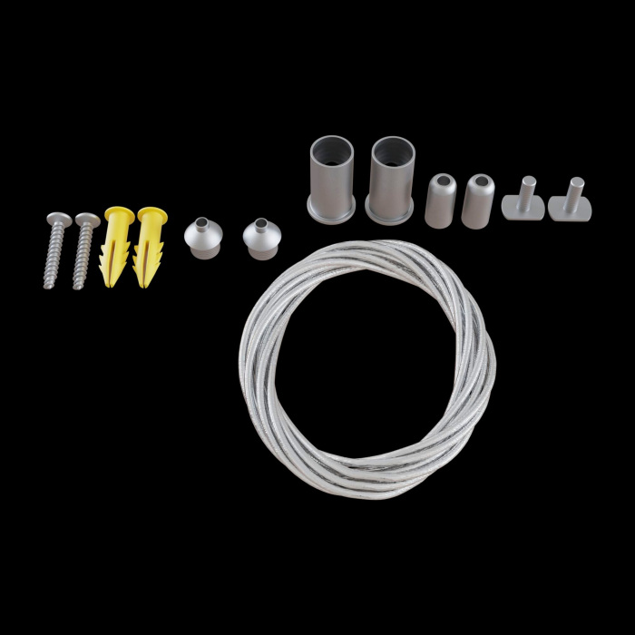 Тросовый подвес 2шт Gravity серебро магнитный Maytoni Technical TRA004SW-21S