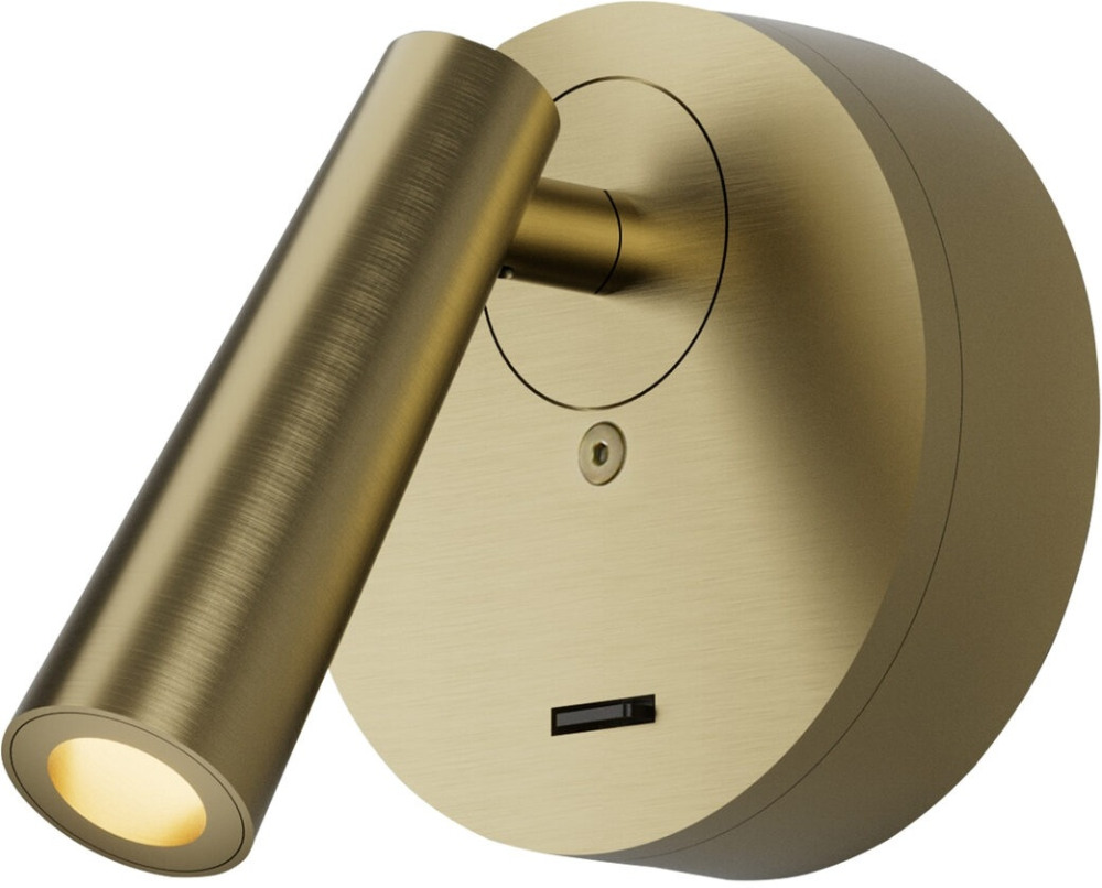 Спот Denkirs Shine Wall DK5072-SB 3W сатинированная латунь (dk5072-sb)