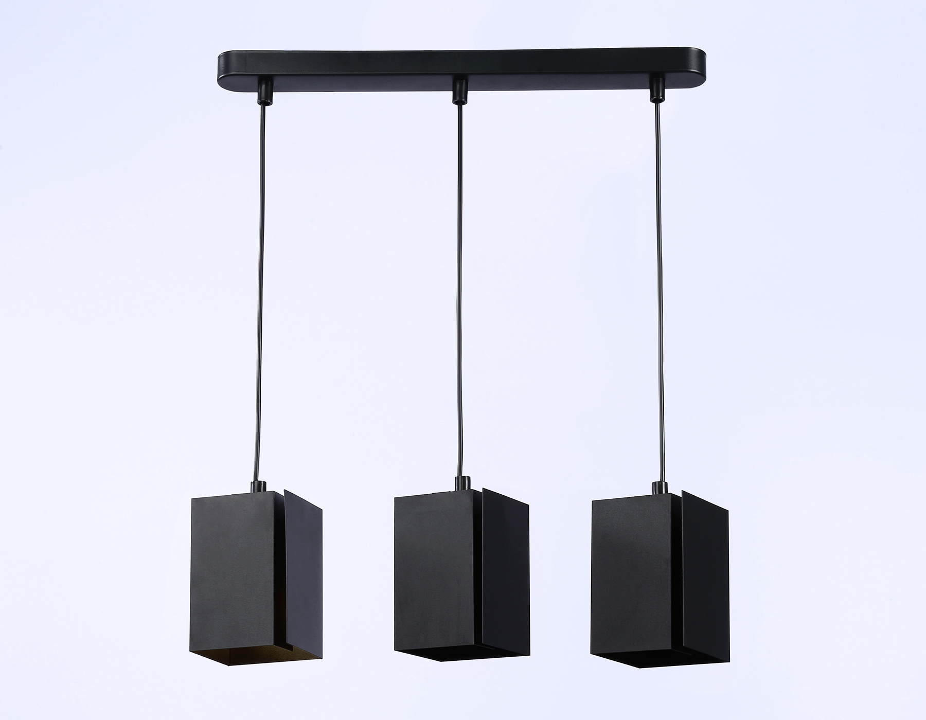 Светильник подвесной со сменной лампой G9 TN5141/3 BK черный E27/3 max 40W 400*80*1150