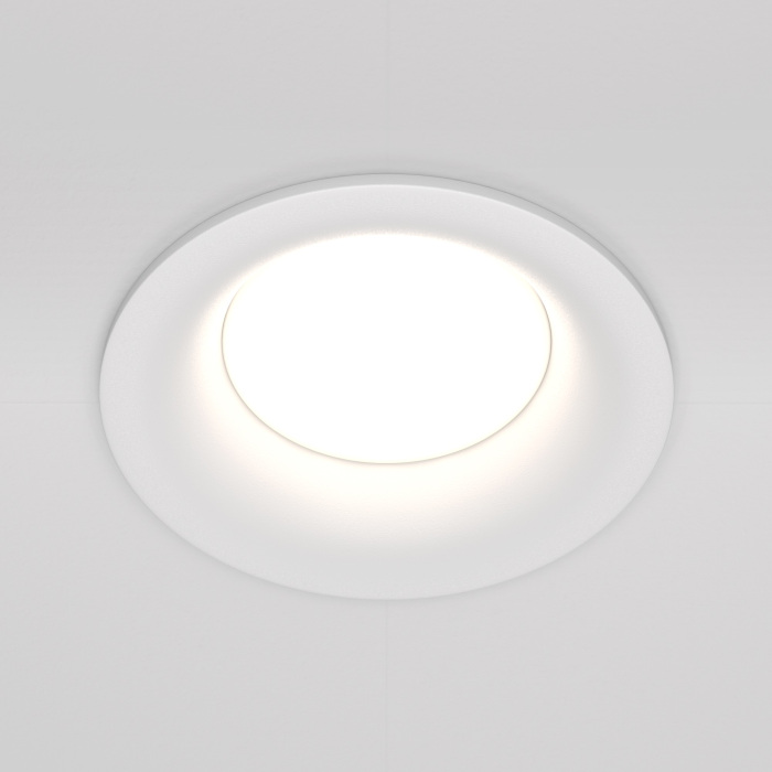 Встраиваемый светильник Slim GU10 1x50Вт Maytoni Technical DL027-2-01W (dl027-2-01w)