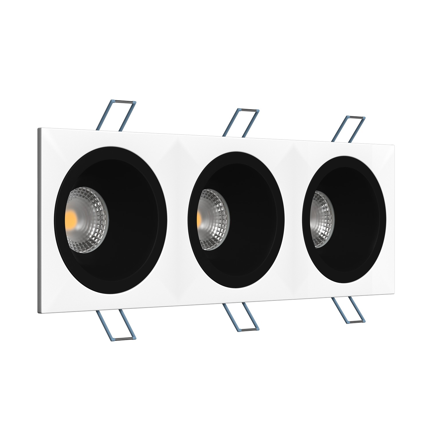 Встраиваемый светильник под сменную лампу Ledron AO1501010 SQ3 White-Black (2419)